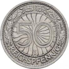 50 reichspfennig 1935 E  