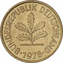 5 Pfennig 1978 F  