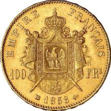 100 francos 1858 BB  