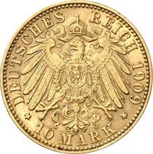 10 марок 1909 J   "Гамбург"