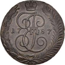 5 копеек 1787 ТМ   "Таврический монетный двор (Феодосия)"