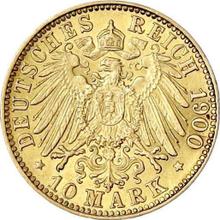 10 марок 1900 J   "Гамбург"