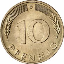 10 Pfennig 1981 D  