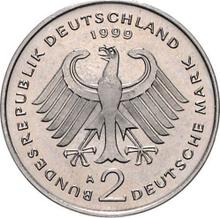 2 marcos 1990-2001    "Franz Josef Strauß"