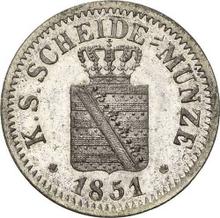 1 новый грош 1851  F 