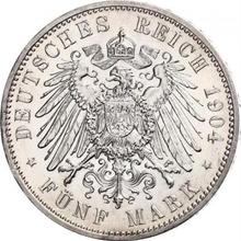 5 Mark 1904 E   "Saxony"