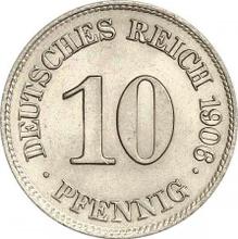 10 пфеннигов 1906 E  