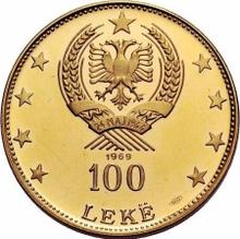 100 Lekë 1969    "Bäuerin"