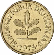 5 Pfennige 1975 F  