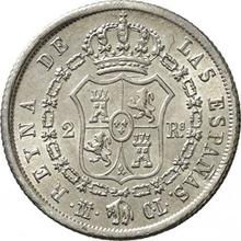 2 Reales 1844 M CL 