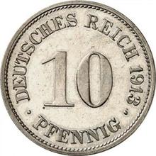 10 fenigów 1913 G  