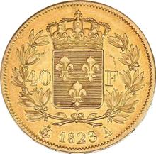 40 francos 1823 A  