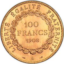 100 francos 1908 A  
