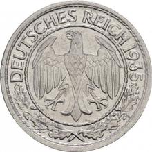 50 рейхспфеннигов 1935 G  