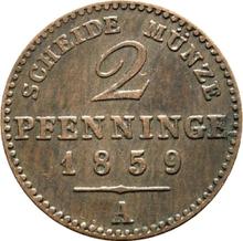 2 fenigi 1859 A  