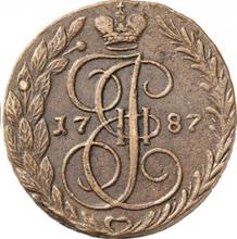 5 kopeks 1787 ЕМ   "Casa de moneda de Ekaterimburgo"