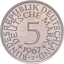 5 марок 1967 J  