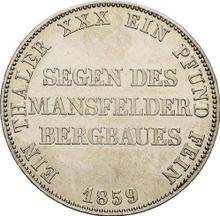 Taler 1859 A   "Ausbeute"