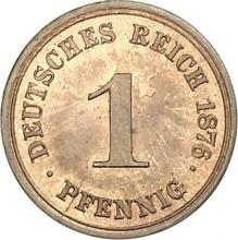 1 Pfennig 1876 D  