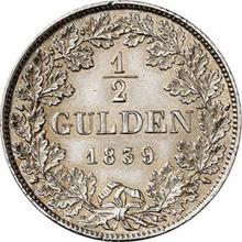 1/2 guldena 1839  D 