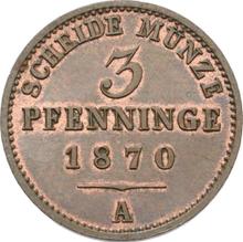 3 Pfennige 1870 A  