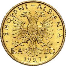 20 франга ари 1927 R  