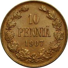 10 Penniä 1907   