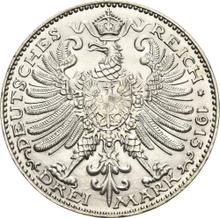 3 marcos 1915 A   "Sajonia-Weimar-Eisenach"