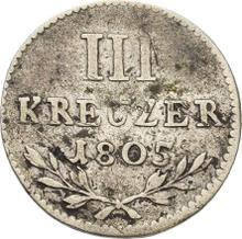 3 kreuzers 1805   