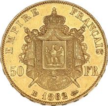 50 franków 1862 BB  