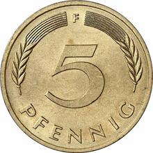 5 Pfennige 1980 F  