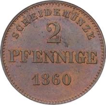 2 пфеннига 1860   