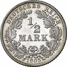 1/2 марки 1905 F  