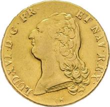 Doppelter Louis d'or 1790 W  