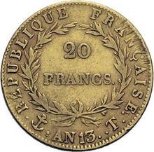 20 франков AN 13 (1804-1805) T  