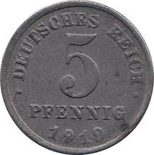 5 Pfennige 1919 F  