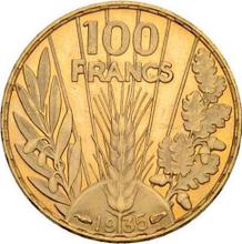 100 francos 1935   