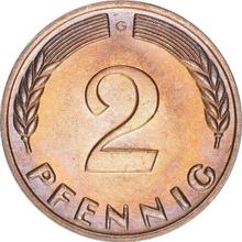 2 Pfennige 1965 G  