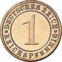 1 Reichspfennig 1925 F  
