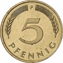 5 Pfennig 1984 F  