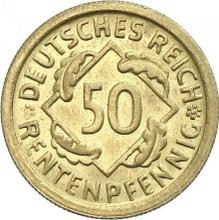 50 Rentenpfennigs 1923 D  