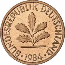 1 Pfennig 1984 G  