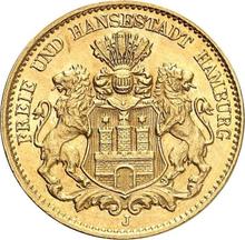 10 марок 1905 J   "Гамбург"