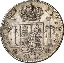 20 reales 1823 M SR 