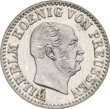 Medio Silber Groschen 1871 B  