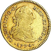 2 escudos 1774 NR JJ 