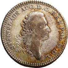 Двузлотовка (8 грошей) 1766  FS  "Без номинала"