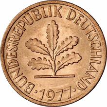 2 Pfennig 1977 D  