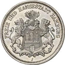 2 марки 1878 J   "Гамбург"