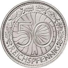 50 Reichspfennigs 1928 A  